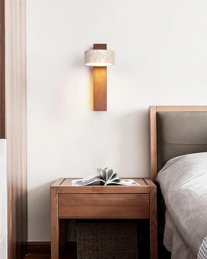 Rustic Rock LED Wall Lamp