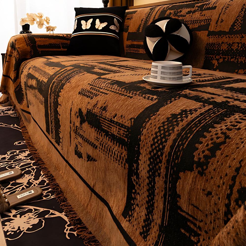 Colorful Patterned Soft Couch Cover