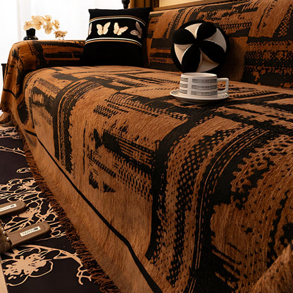 Colorful Patterned Soft Couch Cover