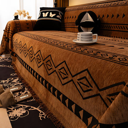 Colorful Patterned Soft Couch Cover