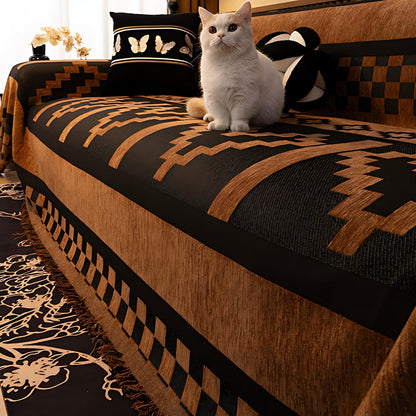 Colorful Patterned Soft Couch Cover