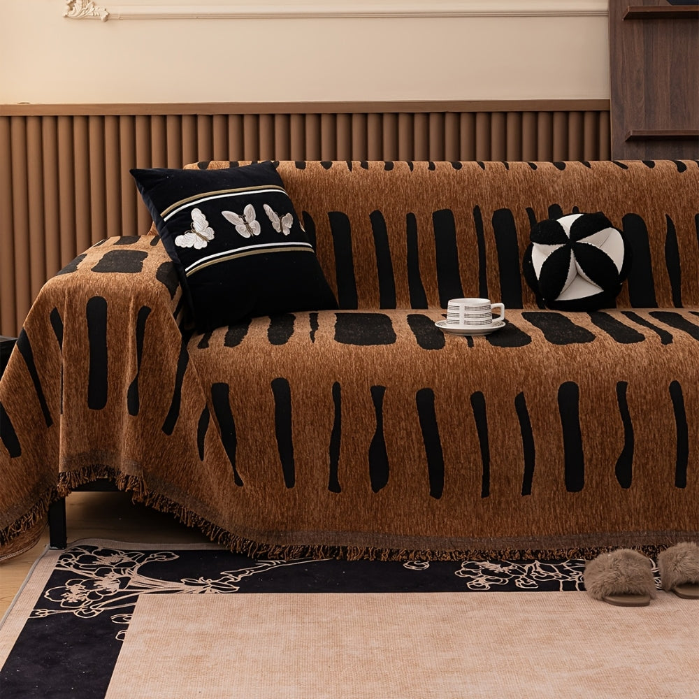 Colorful Patterned Soft Couch Cover - Luxicro