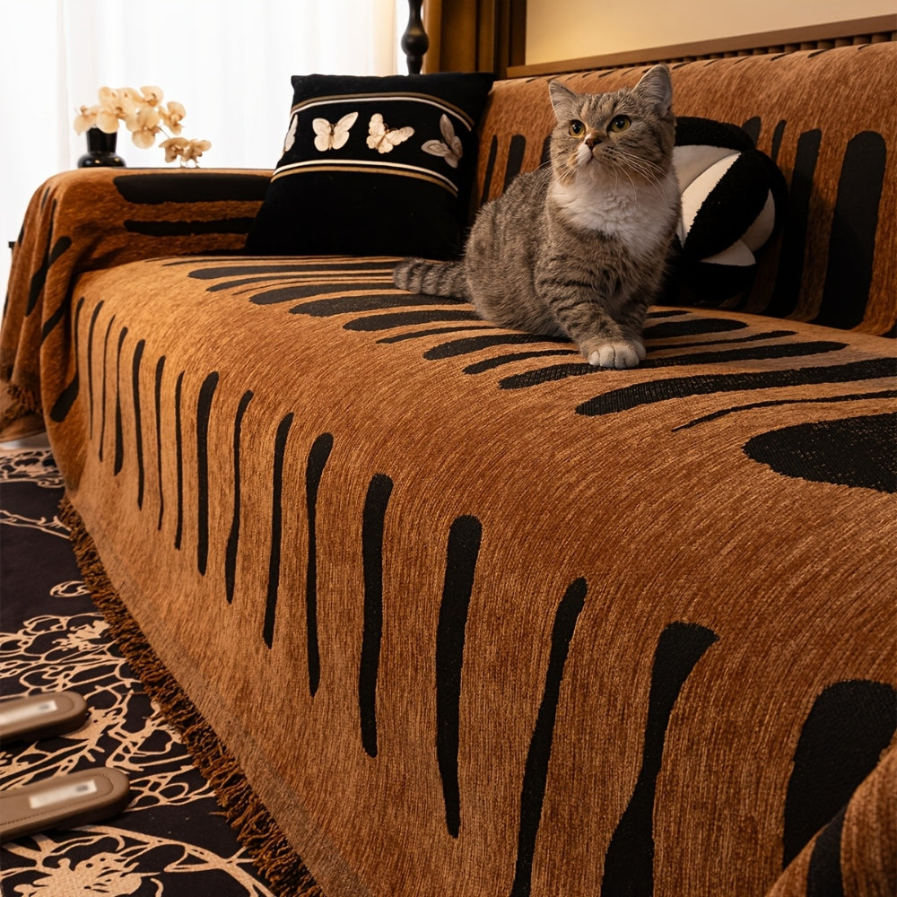 Colorful Patterned Soft Couch Cover