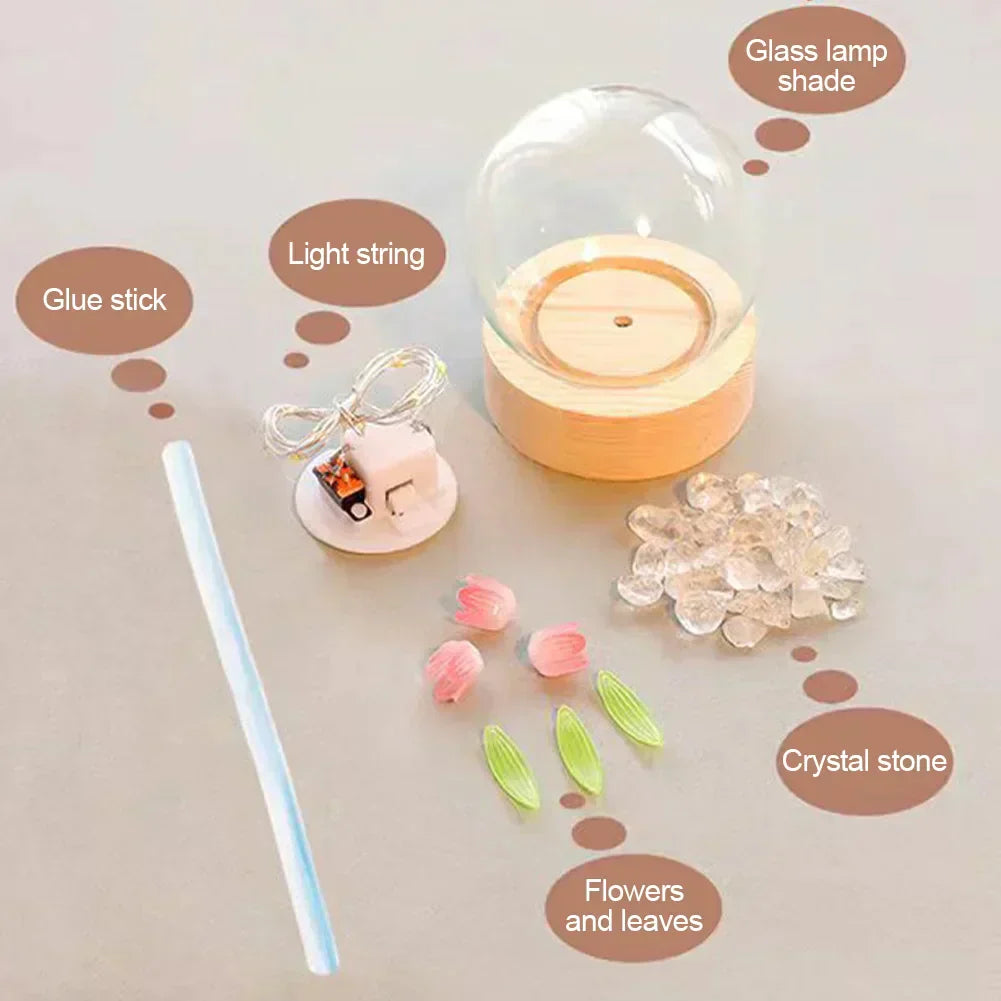 Elegant Flower Desk Lamp