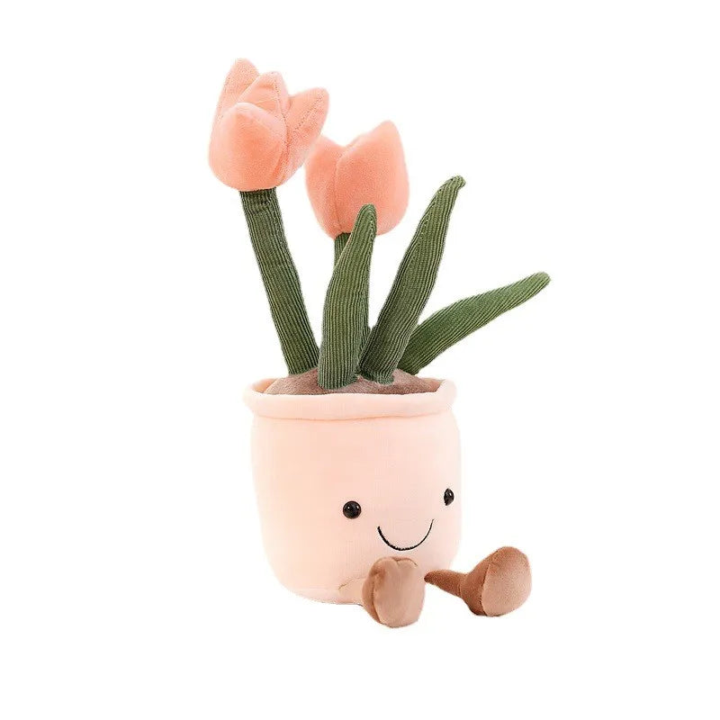 Vibrant Flower Soft Toy Companion