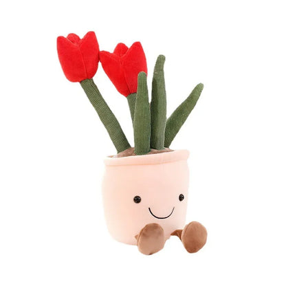 Vibrant Flower Soft Toy Companion - Luxicro