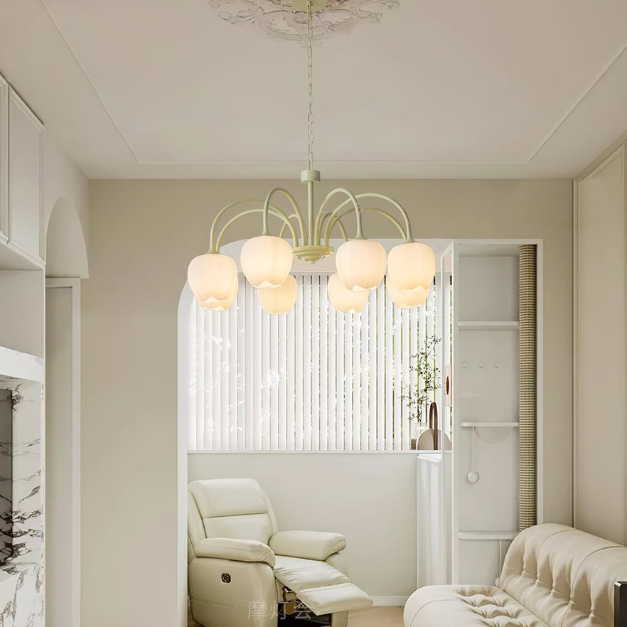 Beautiful Green Glass Pendant Lamp