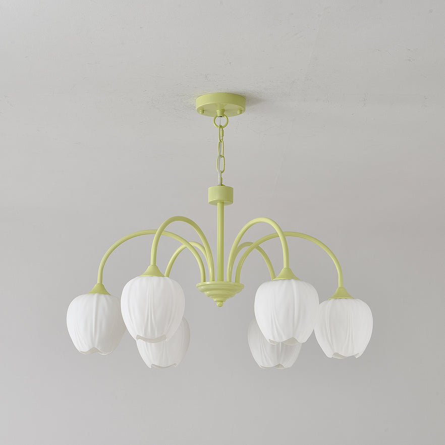 Beautiful Green Glass Pendant Lamp