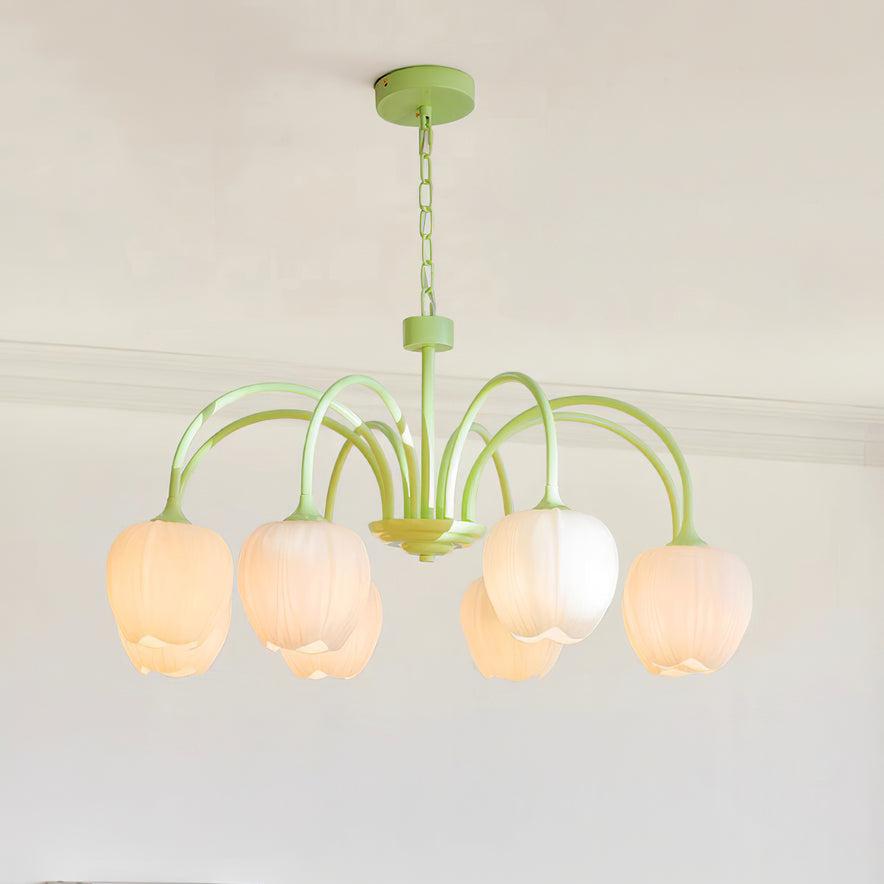 Beautiful Green Glass Pendant Lamp