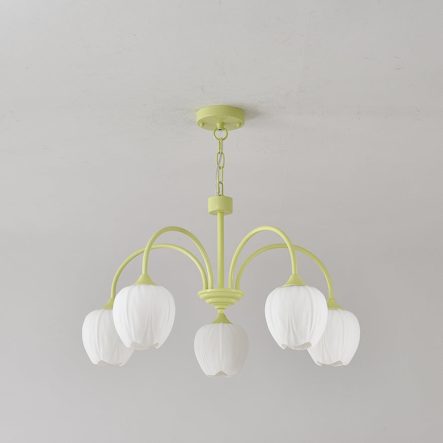 Beautiful Green Glass Pendant Lamp