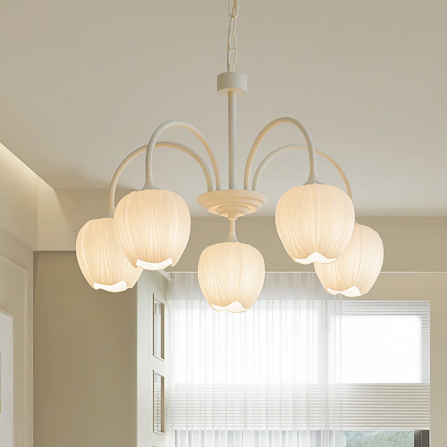 Beautiful Green Glass Pendant Lamp