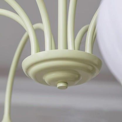 Beautiful Green Glass Pendant Lamp