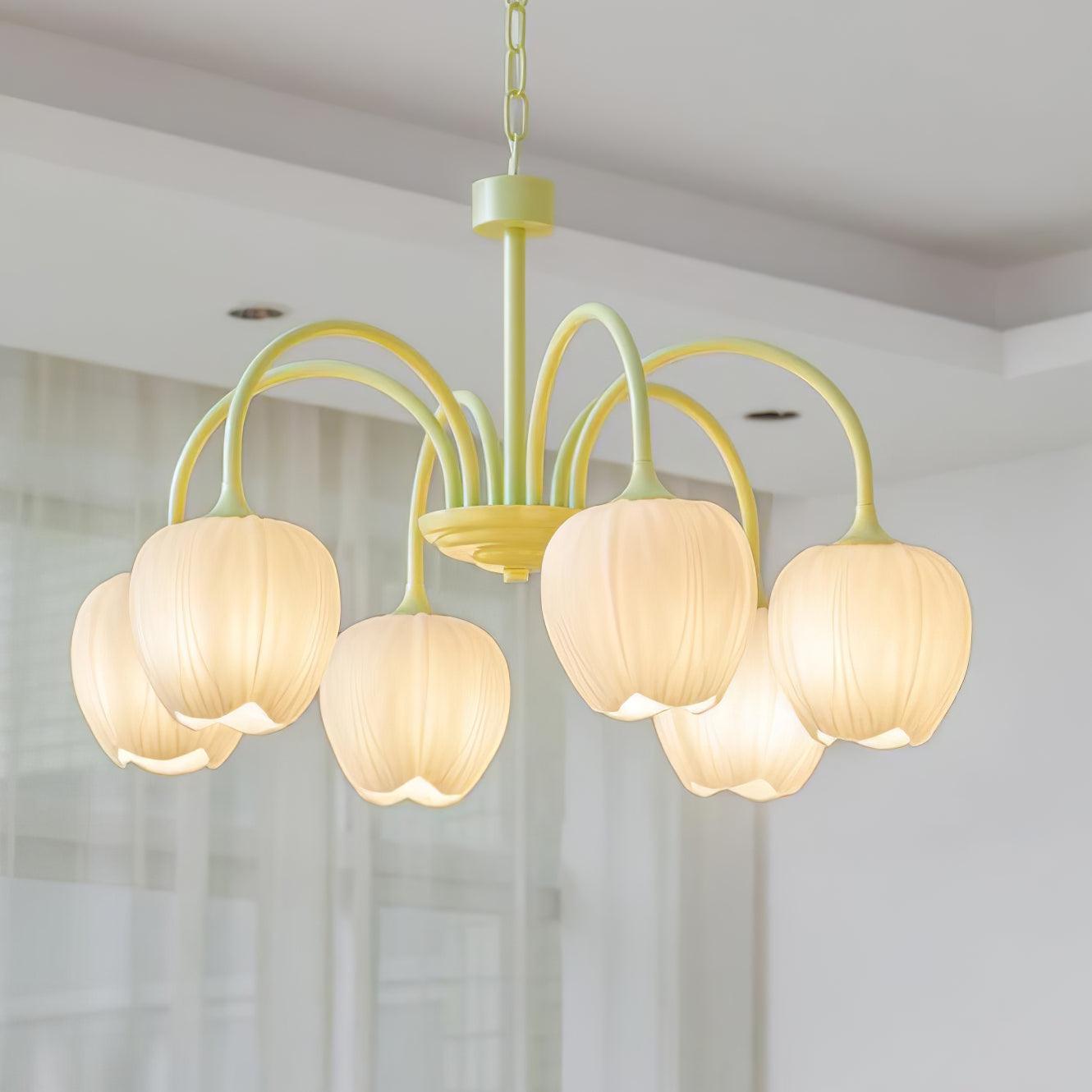 Beautiful Green Glass Pendant Lamp