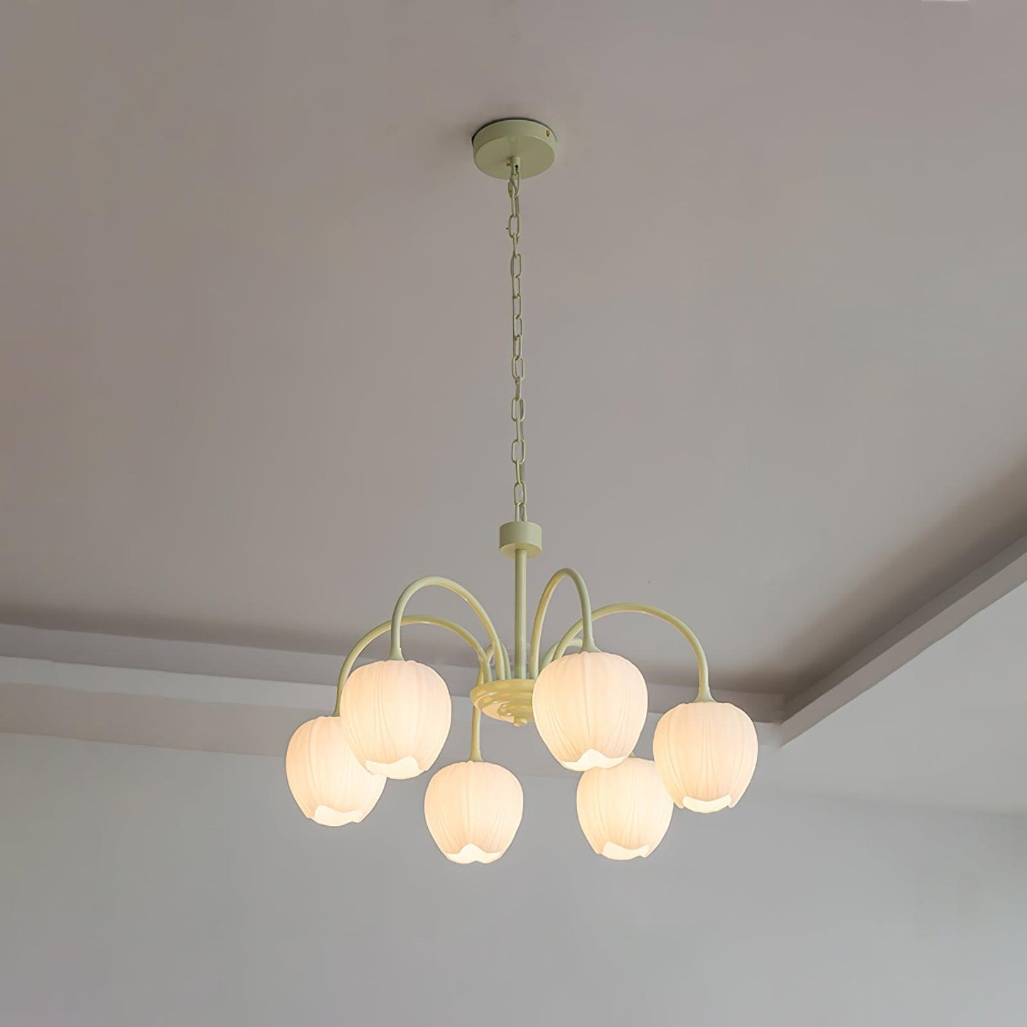 Beautiful Green Glass Pendant Lamp