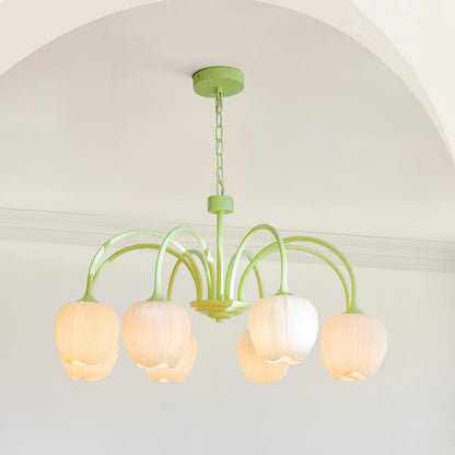 Beautiful Green Glass Pendant Lamp
