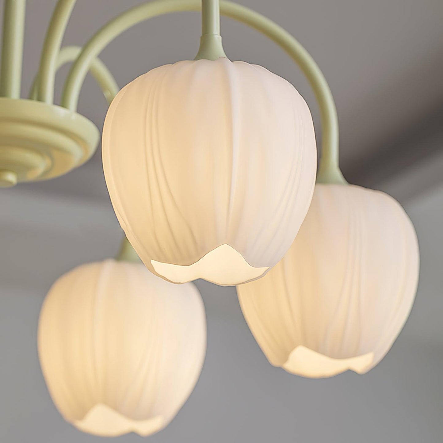Beautiful Green Glass Pendant Lamp