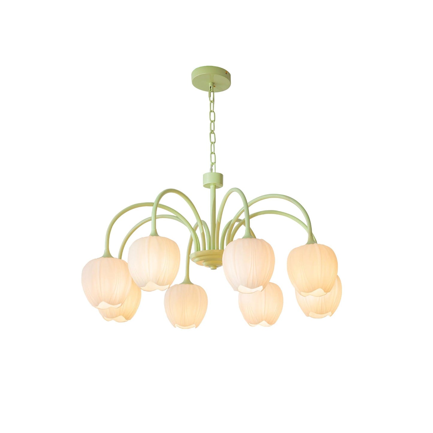 Beautiful Green Glass Pendant Lamp