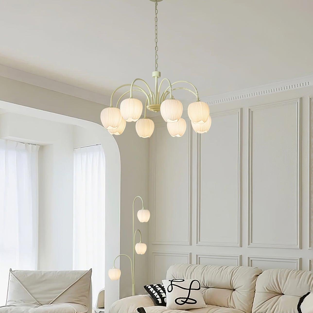 Beautiful Green Glass Pendant Lamp