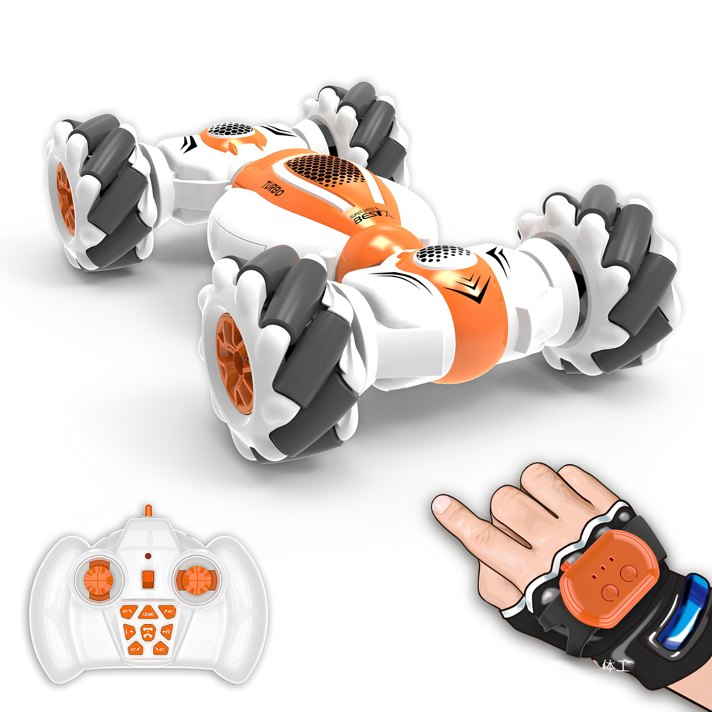 Fast Remote Control Stunt Car Toy