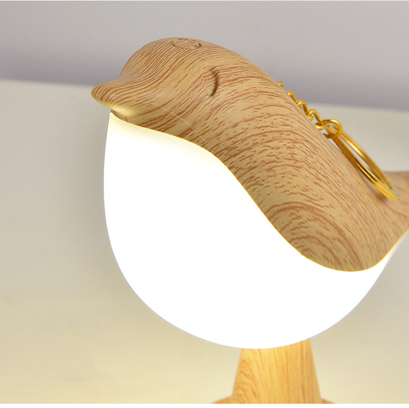 Colorful LED Nightlight with Touch Control and Bird Shape