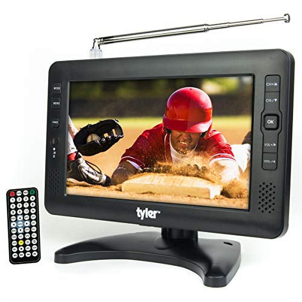 Portable LED TV with Built-in Antenna and Rechargeable Battery - Luxicro