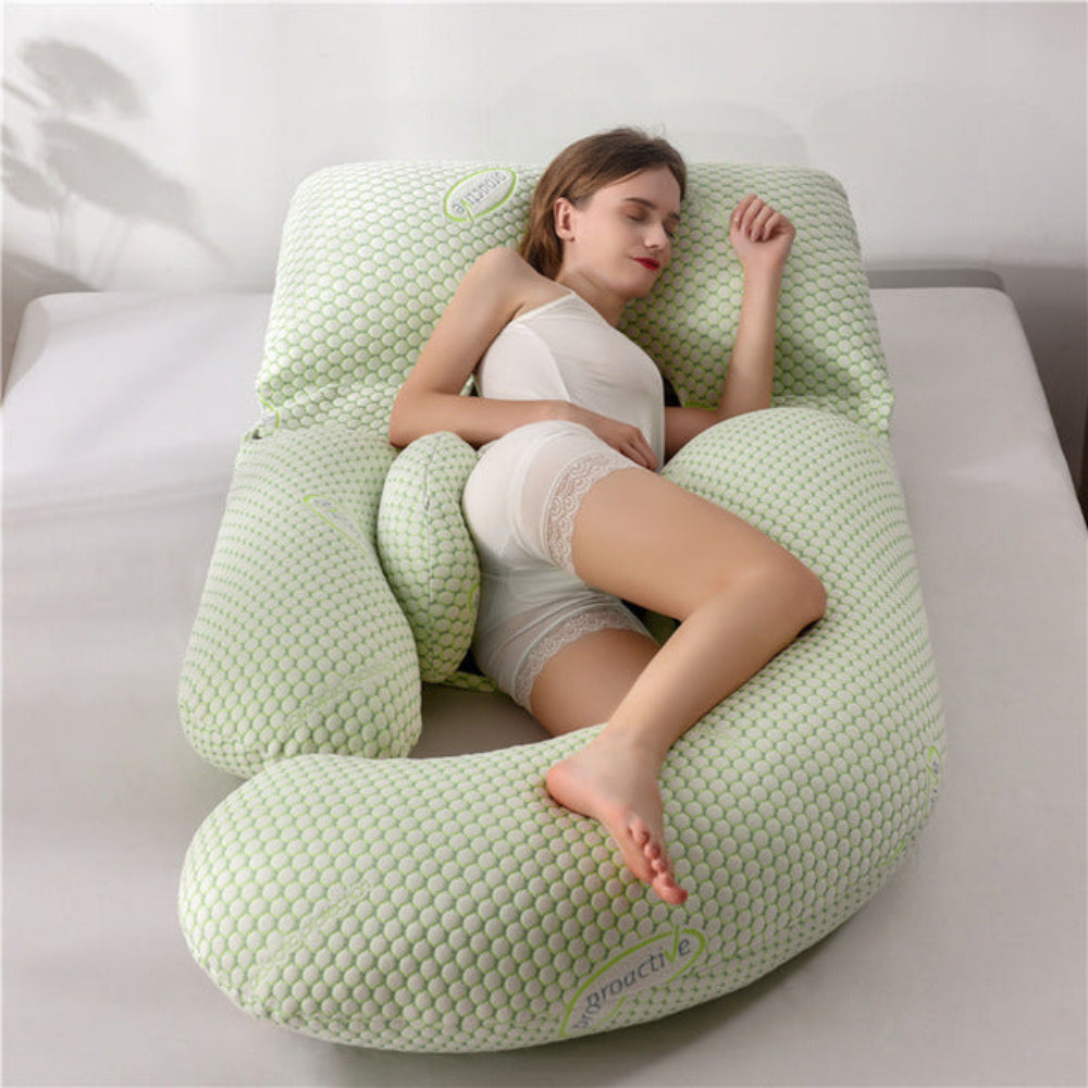 Contoured Maternity Pillow for Comfortable Full Body Rest