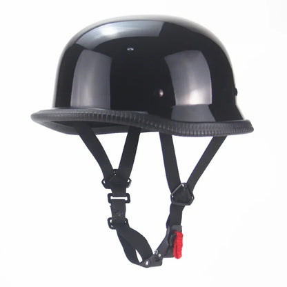 Matte Black Bike Helmet With Adjustable Fit Strap
