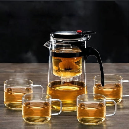 Premium Heatproof Glass Tea Infuser Pot