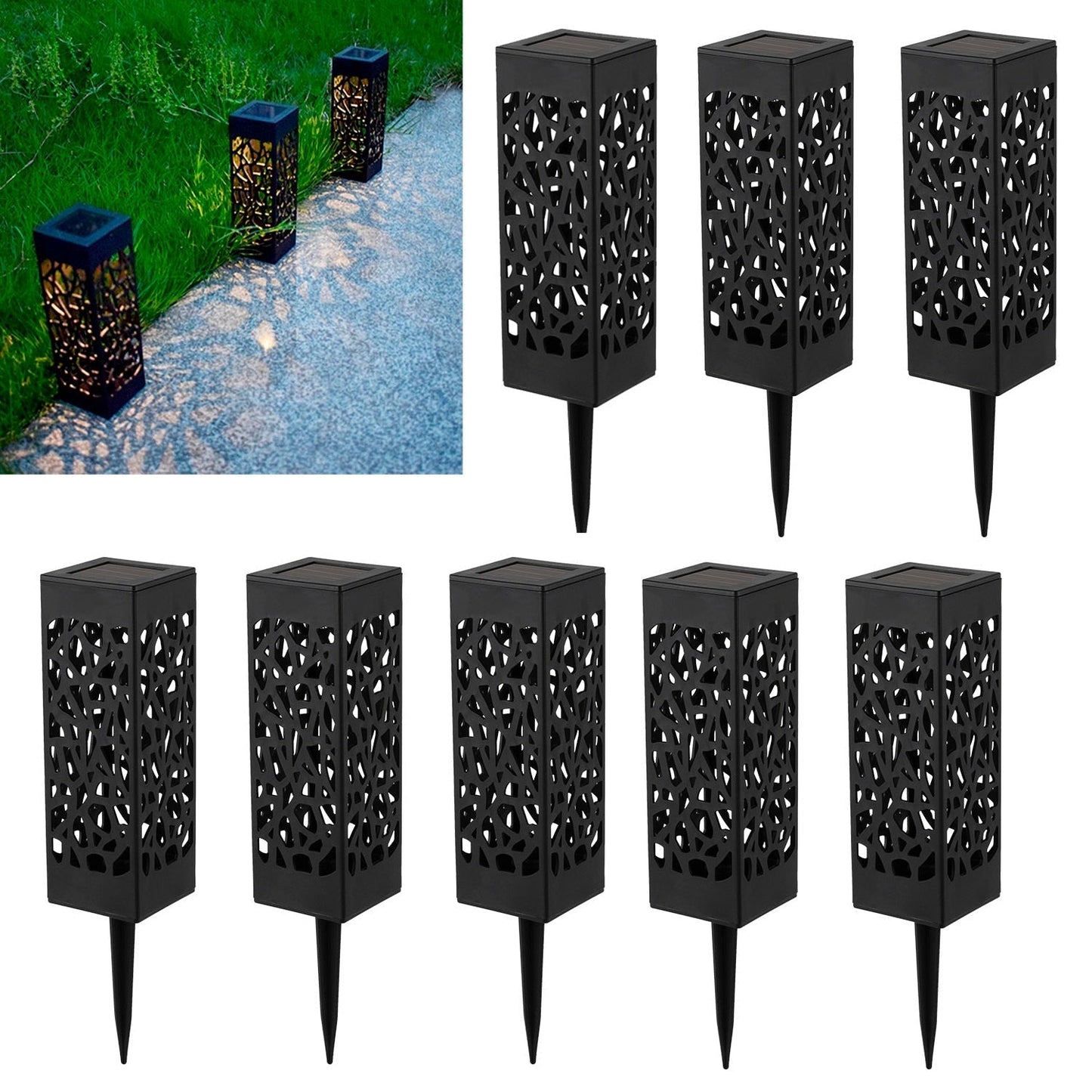 Bright Waterproof Solar Garden Lanterns