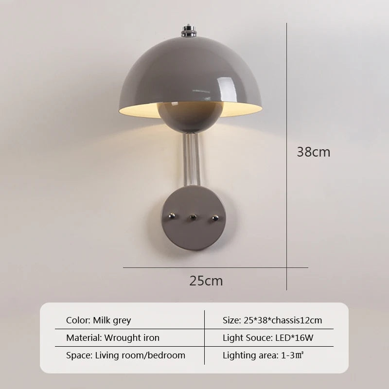 Contemporary Fungi Wall Lamp Shade