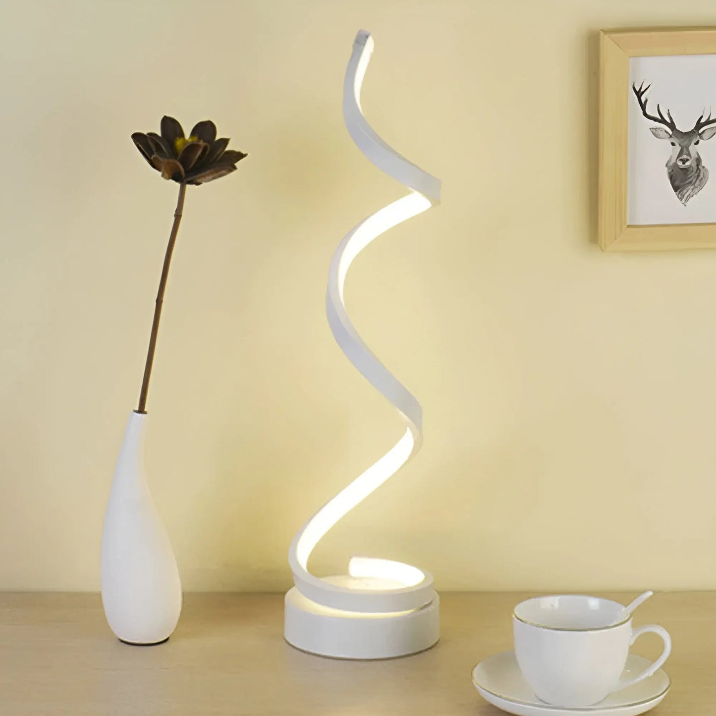 Bright Spiral LED Desk Light - Eco Friendly & Adjustable