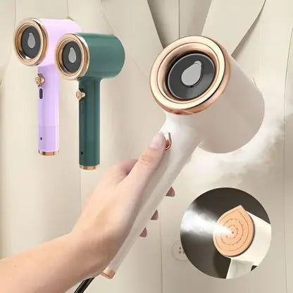 Compact Travel Steamer for Clothes Wrinkle Removal - Luxicro