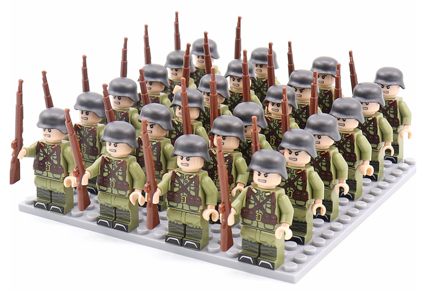 Historic WWII Building Brick Set - Luxicro