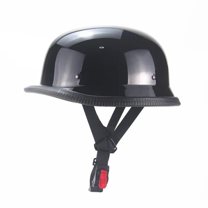 Matte Black Bike Helmet With Adjustable Fit Strap - Luxicro