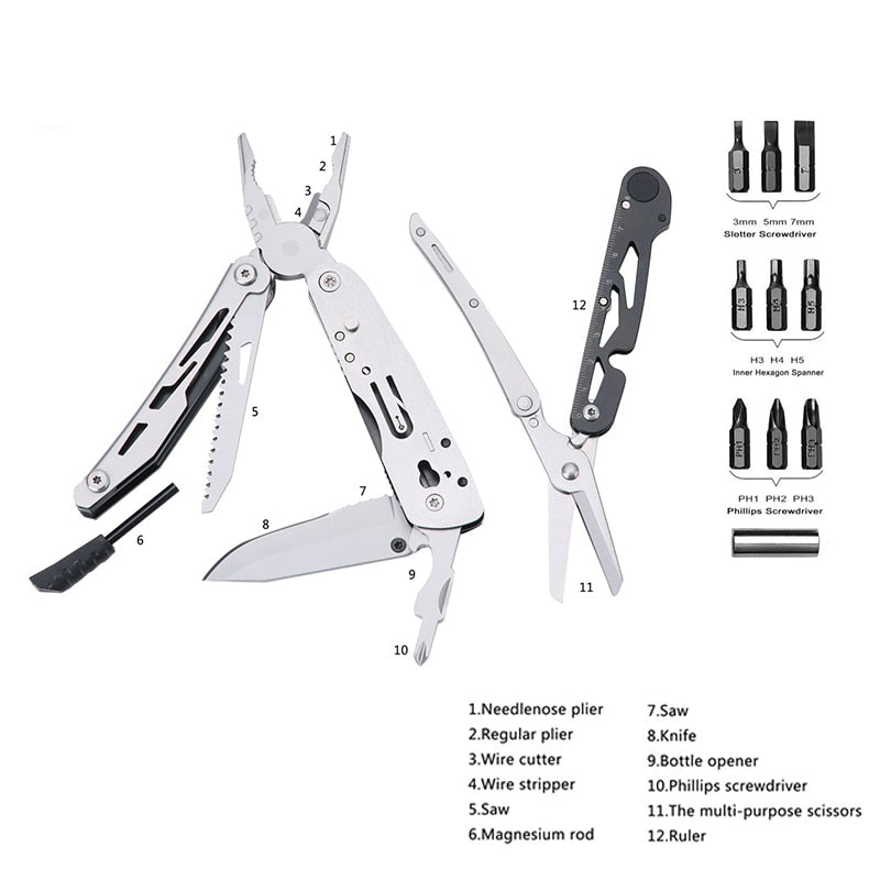 Portable Outdoor Survival Pocket Multi Tool