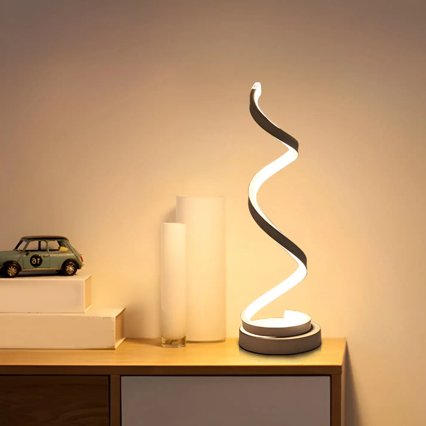 Bright Spiral LED Desk Light - Eco Friendly & Adjustable