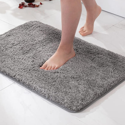 Soft Absorbent Bathroom Rug Non Slip Quick Dry - Luxicro