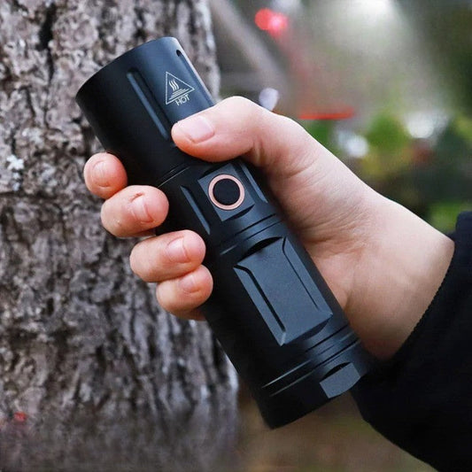 Bright Portable USB Rechargeable Flashlight - Luxicro