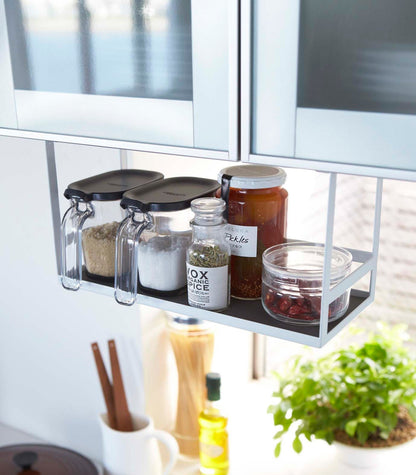 Compact Under Shelf Metal Organizer