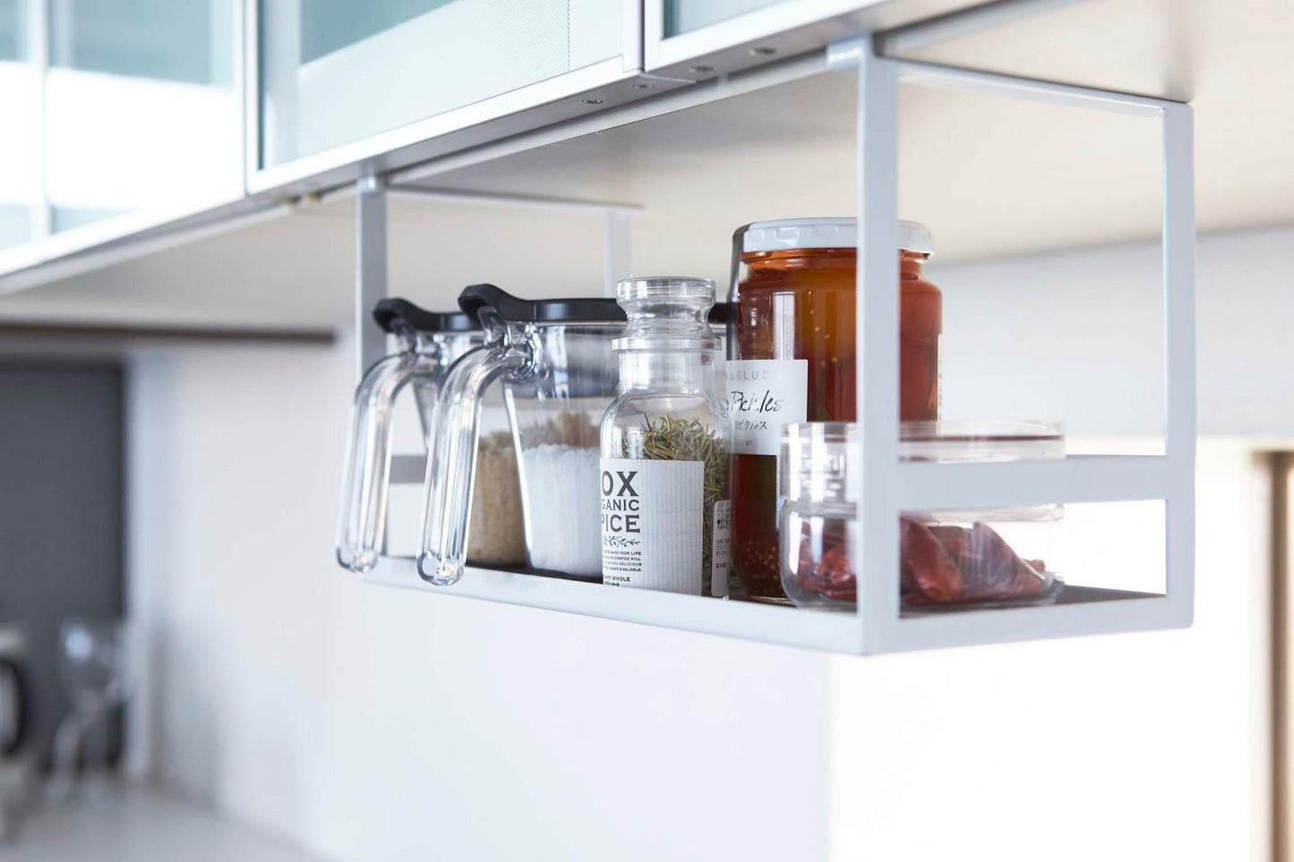 Compact Under Shelf Metal Organizer