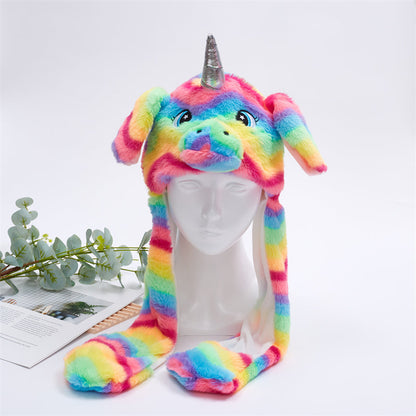 Cute Rabbit Beanie with Ear Flaps