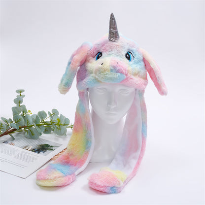 Cute Rabbit Beanie with Ear Flaps