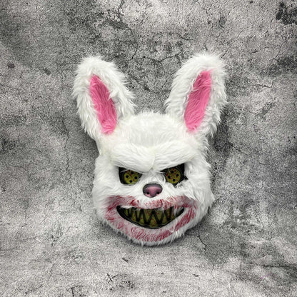 Creepy Synthetic Fur Costume Mask for Adults