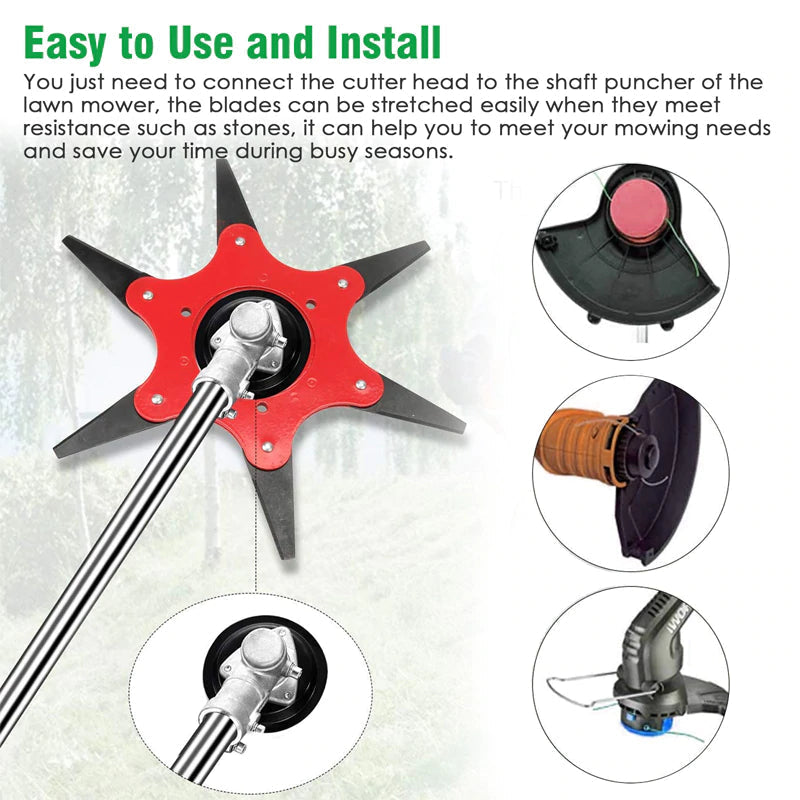 Advanced 6 Blade Adjustable Trimmer Head