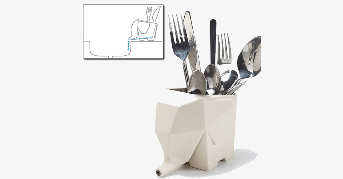 Elephant Dish Drainer Tray - Luxicro