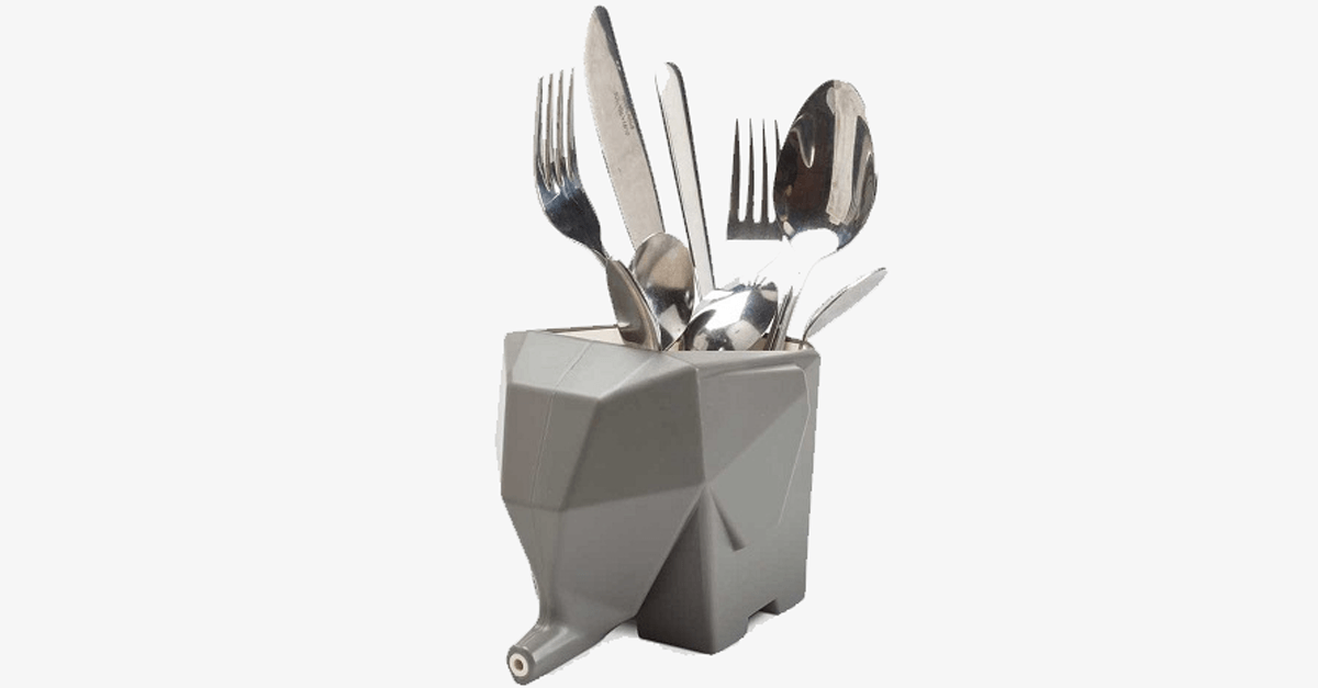 Elephant Dish Drainer Tray