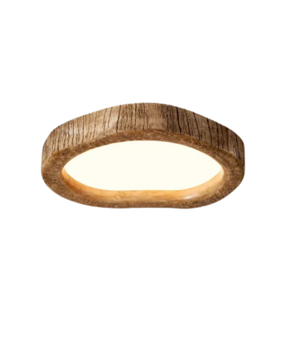 Vintage Wood Pendant Light Fixture