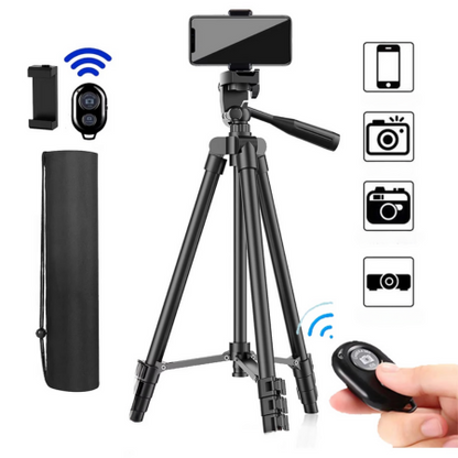Travel Compact Camera Tripod with Remote Control - Luxicro