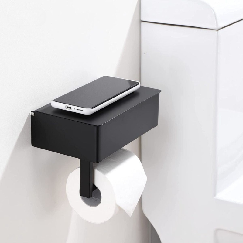 Modern Wall Mounted Chrome Toilet Paper Dispenser