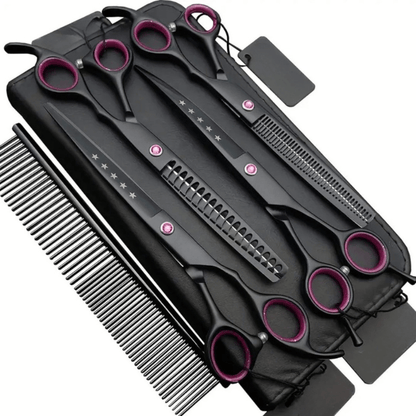 Professional Pet Grooming Kit Sharp Scissors Set - Luxicro
